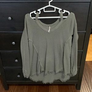 Free people cold shoulder sweater